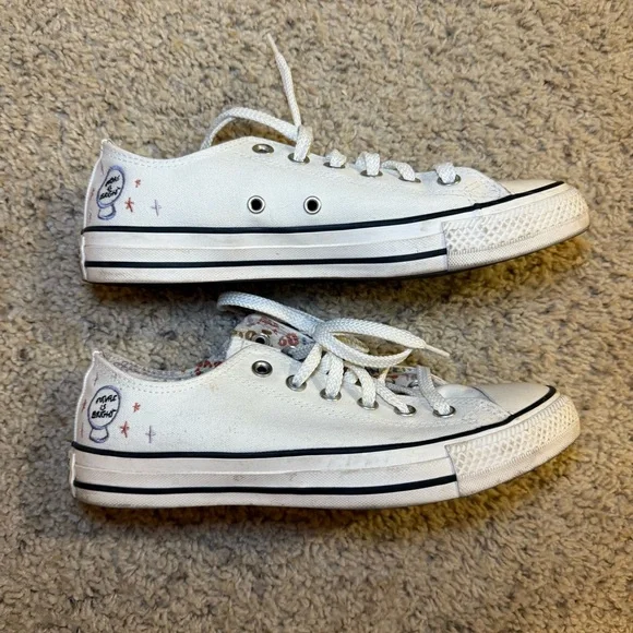Converse Chuck Taylor All Star Mystic World Low Top Lace Up Canvas Sneaker 8.5 - Picture 4 of 12